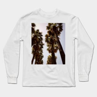 Palm tree street in Athens Long Sleeve T-Shirt